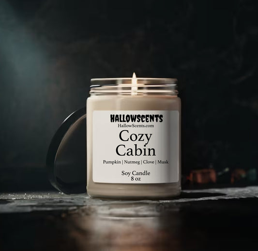 Cozy Cabin Wood Wick Candle